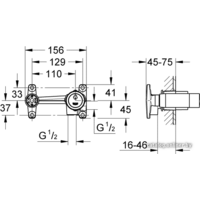 Скрытый механизм Grohe Veris 32635000 - Превью изображения №2 — Интернет-магазин Time-Shop