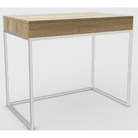 Hype Mebel Авелин 70x40 (белый/дуб галифакс натуральный)