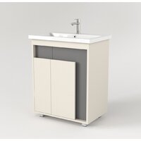  Дабер Тумба под умывальник 015 Cersanit Como 70 Т15.7C.0.19 (бежевый/серый) - Превью изображения №3 — Интернет-магазин Time-Shop