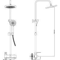 Душевая система  Lauter Brook 21CK691C-24 - Превью изображения №2 — Интернет-магазин Time-Shop