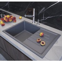 Кухонная мойка Mixline ML-GM19 551988 (графит) - Превью изображения №3 — Интернет-магазин Time-Shop