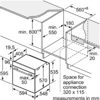 Электрический духовой шкаф Bosch Serie 4 HUA736ER0 - Превью изображения №9 — Интернет-магазин Time-Shop