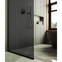Душевая стенка MaybahGlass 195x79 MGD-698-6у (графитовое стекло/черный) - Превью изображения №3 — Интернет-магазин Time-Shop