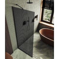 Душевая стенка MaybahGlass 195x79 MGD-698-6у (графитовое стекло/черный) - Превью изображения №5 — Интернет-магазин Time-Shop