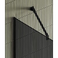 Душевая стенка MaybahGlass 195x79 MGD-698-6у (графитовое стекло/черный) - Превью изображения №2 — Интернет-магазин Time-Shop