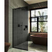 Душевая стенка MaybahGlass 195x79 MGD-698-6у (графитовое стекло/черный) - Превью изображения №4 — Интернет-магазин Time-Shop