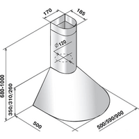 Кухонная вытяжка Elikor Эпсилон 60П-430-П3Л (белый/серебро) (841534) - Превью изображения №2 — Интернет-магазин Time-Shop