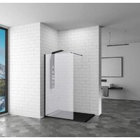 Душевая стенка RGW WA-010B 90 (черный/матовое стекло) - Превью изображения №2 — Интернет-магазин Time-Shop