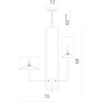 Подвесная люстра Divinare Porta 5933/01 LM-8 - Превью изображения №7 — Интернет-магазин Time-Shop
