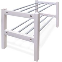 Тумба для обуви Sheffilton SHT-SR9-4 163347 (беленый/алюм.металлик) - Превью изображения №6 — Интернет-магазин Time-Shop