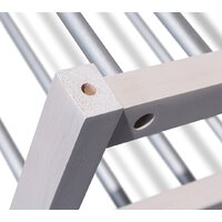 Тумба для обуви Sheffilton SHT-SR9-4 163347 (беленый/алюм.металлик) - Превью изображения №7 — Интернет-магазин Time-Shop