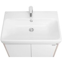  Акватон Тумба под умывальник Сканди Doors 70 1A278901SDB20 (белый/дуб верона) - Превью изображения №3 — Интернет-магазин Time-Shop