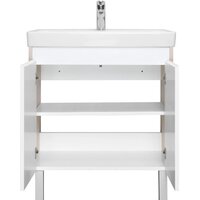  Акватон Тумба под умывальник Сканди Doors 70 1A278901SDB20 (белый/дуб верона) - Превью изображения №4 — Интернет-магазин Time-Shop