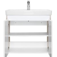  Акватон Тумба под умывальник Сканди Doors 70 1A278901SDB20 (белый/дуб верона) - Превью изображения №2 — Интернет-магазин Time-Shop