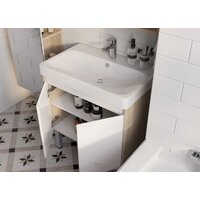  Акватон Тумба под умывальник Сканди Doors 70 1A278901SDB20 (белый/дуб верона) - Превью изображения №8 — Интернет-магазин Time-Shop