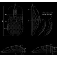 Игровая мышь Xtrfy M42 (белый) - Превью изображения №7 — Интернет-магазин Time-Shop