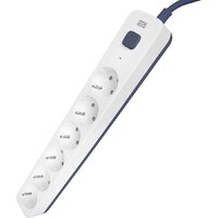 Стабилизатор Powercom SP-06W (5м, 6 розеток, белый/серый) - Превью изображения №5 — Интернет-магазин Time-Shop