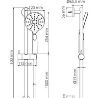 Душевой гарнитур  Wasserkraft A144 - Превью изображения №2 — Интернет-магазин Time-Shop