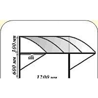Козырек Dudo КС-8 - Превью изображения №2 — Интернет-магазин Time-Shop