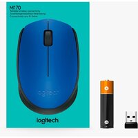 Мышь Logitech M171 (синий/черный) - Превью изображения №8 — Интернет-магазин Time-Shop