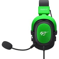 Наушники Havit Gamenote H2002d (черный/зеленый) - Превью изображения №4 — Интернет-магазин Time-Shop