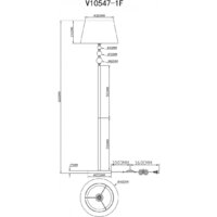 Торшер Moderli Feels V10547-1F - Превью изображения №8 — Интернет-магазин Time-Shop