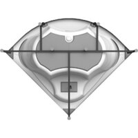 Ванна Vannesa Сандра 149x149 2-78-0-0-1-221 (с экраном и каркасом) - Превью изображения №2 — Интернет-магазин Time-Shop