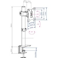 Кронштейн для монитора Arm Media LCD-T01 - Превью изображения №2 — Интернет-магазин Time-Shop