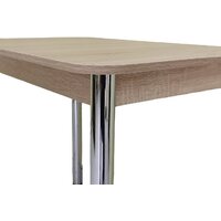 Кухонный стол СВД Юнио 120-150x75 059.Д2.Х (дуб сонома) - Превью изображения №2 — Интернет-магазин Time-Shop