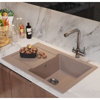 Кухонная мойка Mixline ML-GM31 552187 (песочный) - Превью изображения №4 — Интернет-магазин Time-Shop