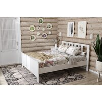 Кровать Mio Tesoro Сага 140x200 2.08.04.060.1 (белый) - Превью изображения №6 — Интернет-магазин Time-Shop