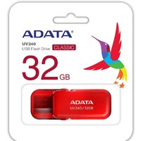 USB Flash ADATA UV240 32GB (красный) - Превью изображения №5 — Интернет-магазин Time-Shop