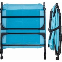 Раскладушка FORSAGE 59 202 F-FG-HY-8008LB (голубой) - Превью изображения №4 — Интернет-магазин Time-Shop