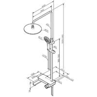 Душевая система  AM.PM Like F0780700 - Превью изображения №13 — Интернет-магазин Time-Shop
