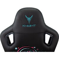 Игровое (геймерское) кресло Knight Outrid Smile (экокожа черный) - Превью изображения №12 — Интернет-магазин Time-Shop