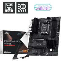 Материнская плата MSI Pro B840-S Evo WiFi6E - Превью изображения №4 — Интернет-магазин Time-Shop