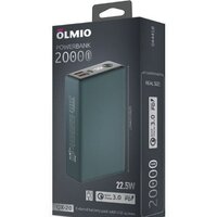 Внешний аккумулятор Olmio QX-20 20000mAh (темно-зеленый) - Превью изображения №6 — Интернет-магазин Time-Shop