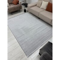 Ковер для жилой комнаты Radjab Carpet Моника Прямоугольник MC 402A 12588RK (1.6x3, L.Grey) - Превью изображения №3 — Интернет-магазин Time-Shop