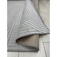 Ковер для жилой комнаты Radjab Carpet Моника Прямоугольник MC 402A 12588RK (1.6x3, L.Grey) - Превью изображения №7 — Интернет-магазин Time-Shop