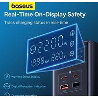 Сетевое зарядное Baseus PowerCombo Tower PowerStrip 3AC2+U2+С 35W CCGAN35-S3ACE - Превью изображения №10 — Интернет-магазин Time-Shop