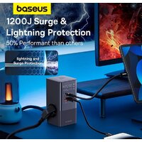 Сетевое зарядное Baseus PowerCombo Tower PowerStrip 3AC2+U2+С 35W CCGAN35-S3ACE - Превью изображения №11 — Интернет-магазин Time-Shop