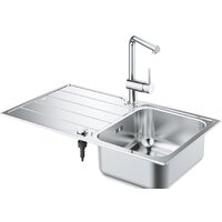 Кухонная мойка Grohe K500 45-S 86/50 1.0 rev 31573SD1 - Превью изображения №2 — Интернет-магазин Time-Shop
