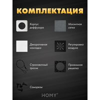 Вентиляционная решетка HOMY AIR квадратный AS125WR 20x20 (белая) - Превью изображения №7 — Интернет-магазин Time-Shop
