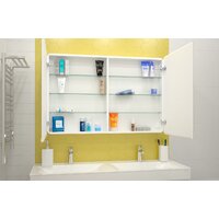  Континент Шкаф с зеркалом Avenue Led 120х80 - Превью изображения №13 — Интернет-магазин Time-Shop