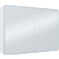  Континент Шкаф с зеркалом Avenue Led 120х80 - Превью изображения №2 — Интернет-магазин Time-Shop