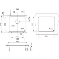 Кухонная мойка Granula GR-3601 (алюминиум) - Превью изображения №3 — Интернет-магазин Time-Shop