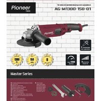Угловая шлифмашина Pioneer Tools Master AG-M1300-150-01 - Превью изображения №2 — Интернет-магазин Time-Shop