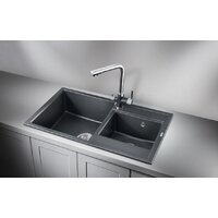 Кухонная мойка Granula GR-8201 (шварц) - Превью изображения №2 — Интернет-магазин Time-Shop