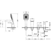 Смеситель Timo Helmi 4020/03Y (черный) - Превью изображения №2 — Интернет-магазин Time-Shop
