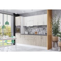 Шкаф напольный Горизонт Европа 60 3 ящика (серый крафт) - Превью изображения №3 — Интернет-магазин Time-Shop